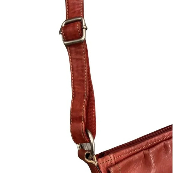 Fossil red leather crossbody bag - Picture 10 of 11